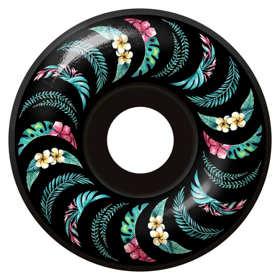 Spitfire F4 99a Floral Classic Black 55mm Wheels