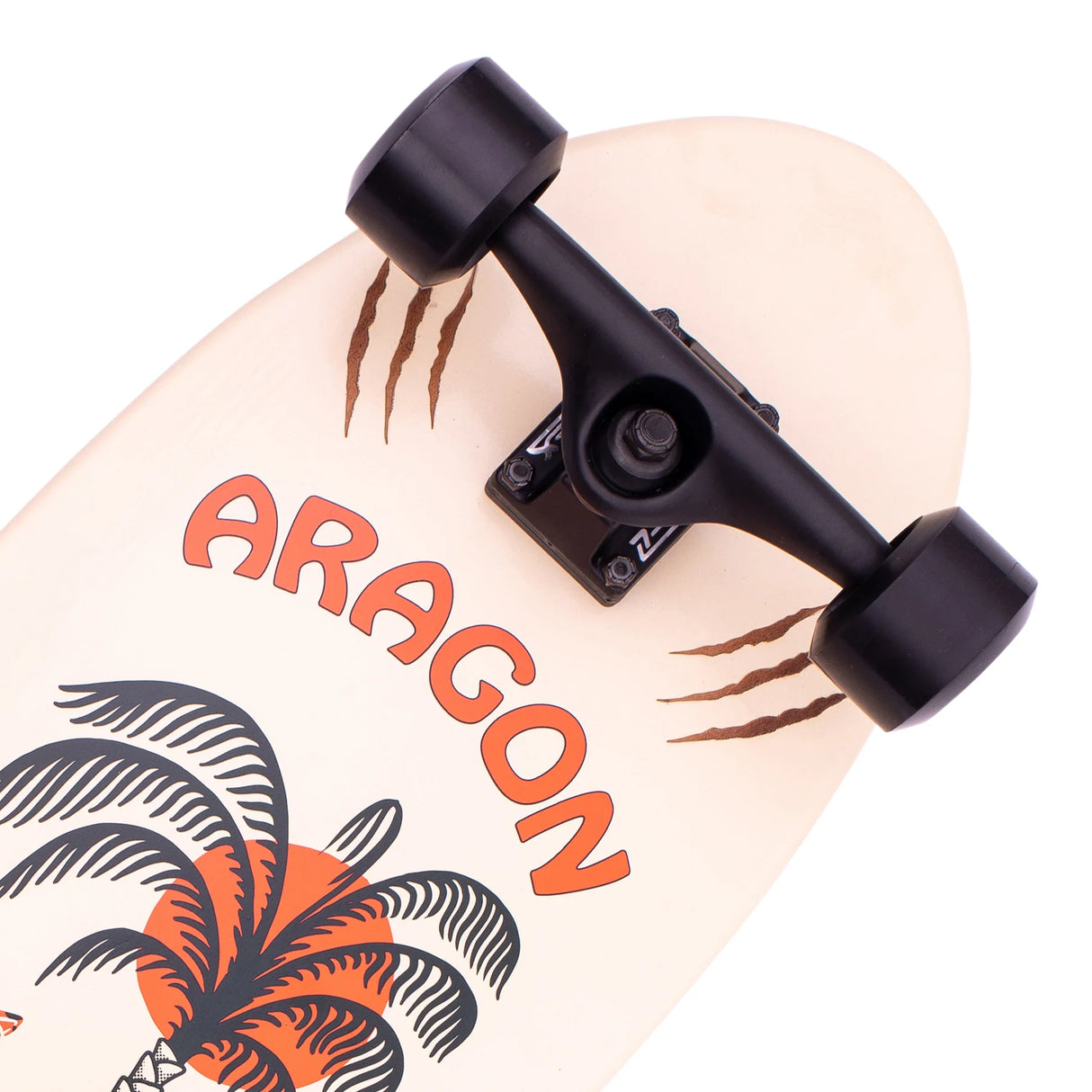 Z-Flex Aragon Cheetah 80's Frog Cruiser Complete Skateboard
