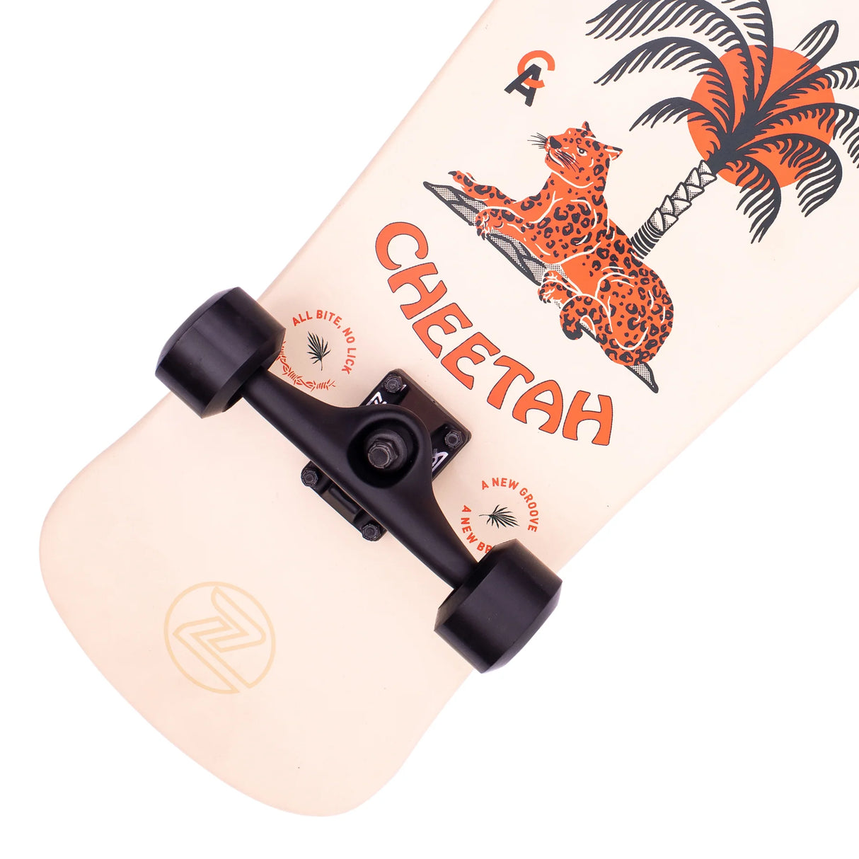 Z-Flex Aragon Cheetah 80's Frog Cruiser Complete Skateboard