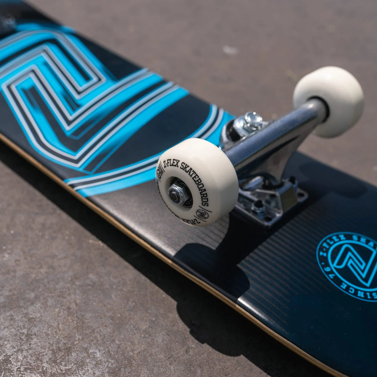 Z-Flex Mini Logo Blue 7.25" Street Complete Skateboard