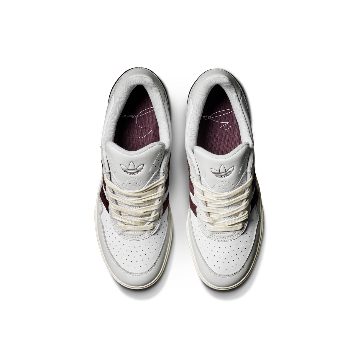 Adidas Tyshawn II x Zach Saraceno Crystal White/Shadow Brown/Off White Shoes