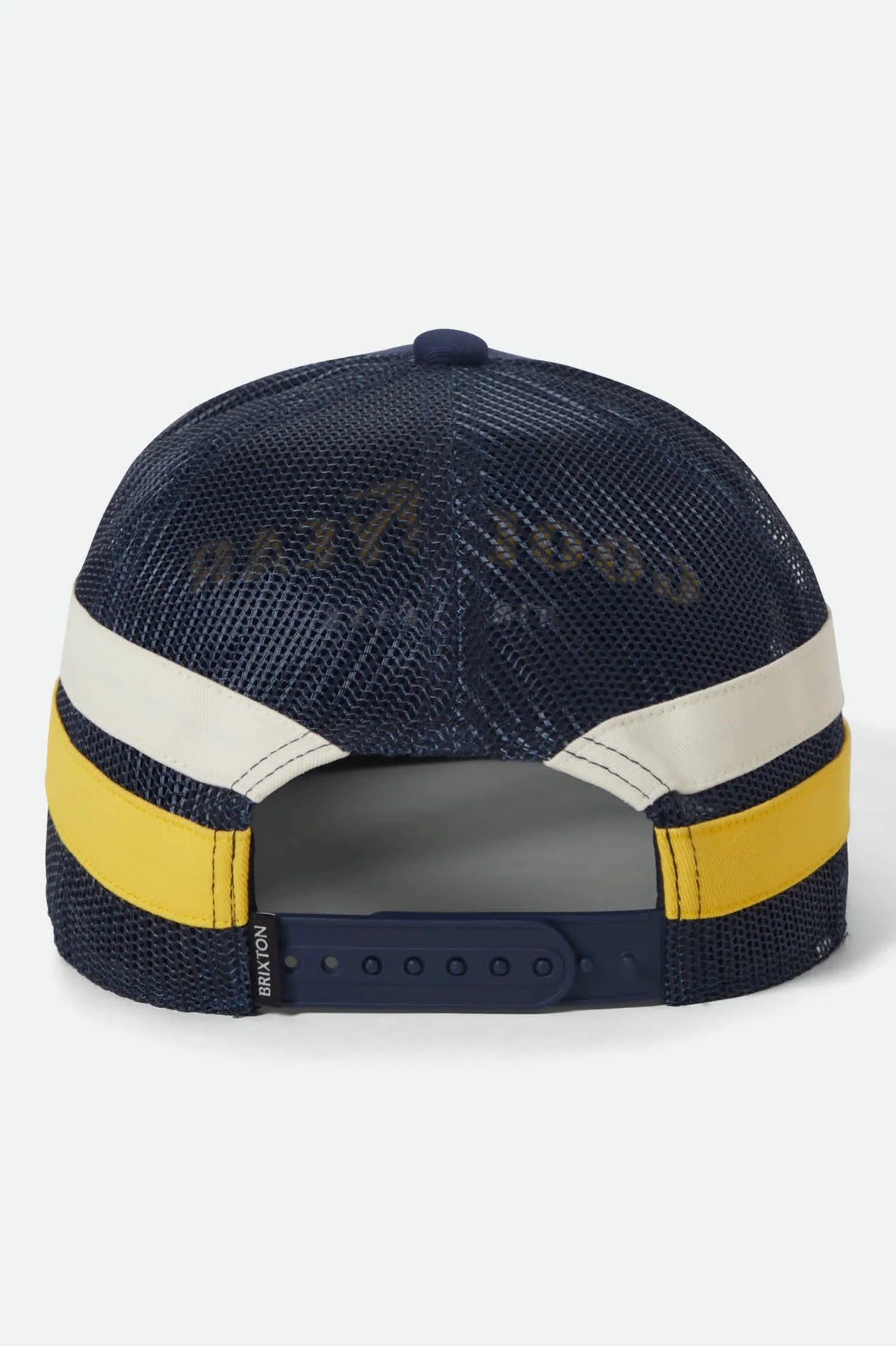 Brixton Goodyear Service Mp Navy Trucker Snapback Hat