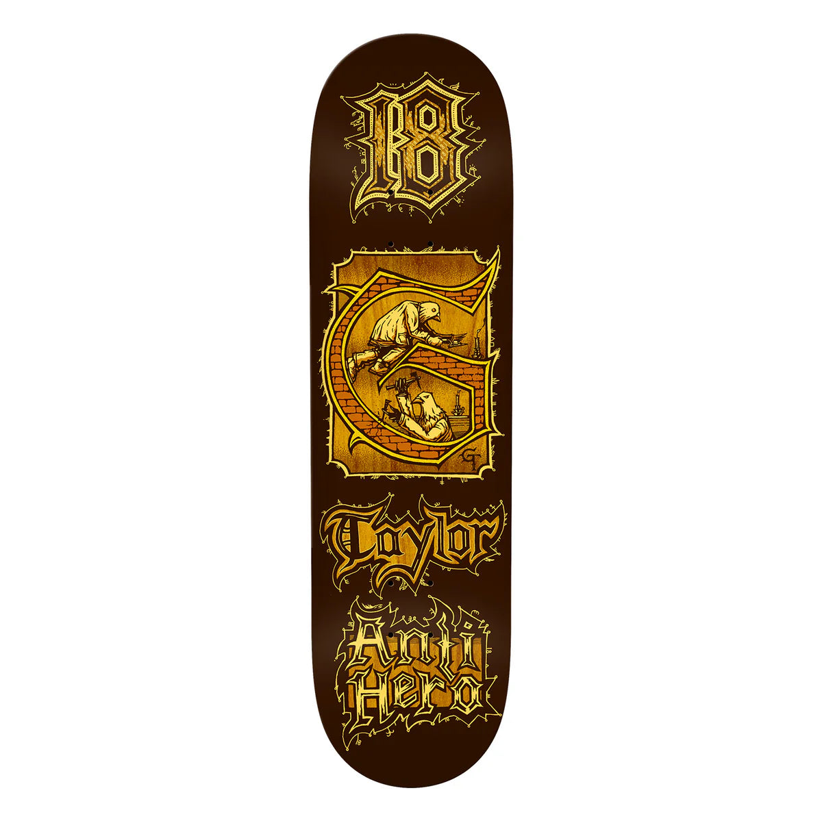 Anti-Hero Grant Taylor Medieval 8.38" Skateboard Deck