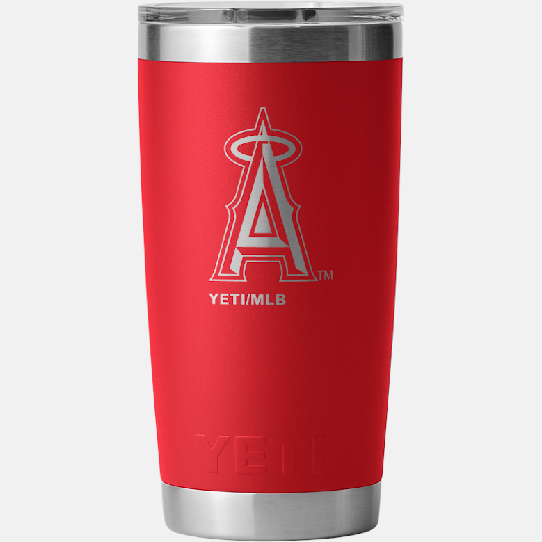 Yeti Los Angeles Angels MLB Rescue Red Rambler 20oz Tumbler