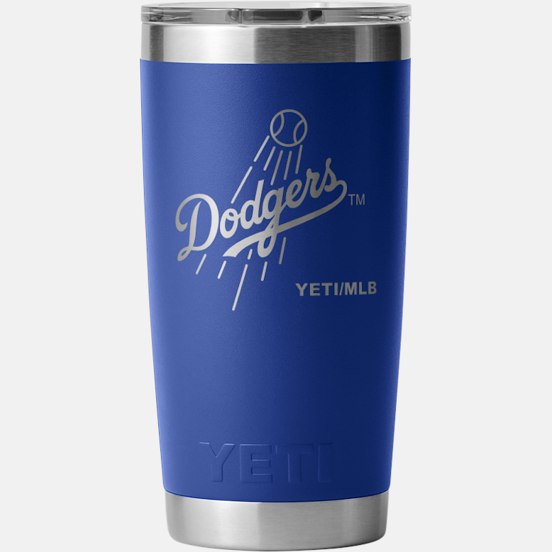 Yeti Los Angeles Dodgers MLB Blue Rambler 20oz Tumbler