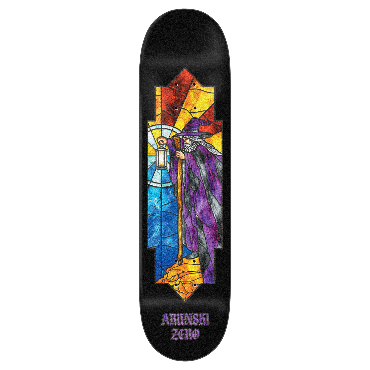 Zero Stained Glass Arunski Hermit 8.5" Skateboard Deck
