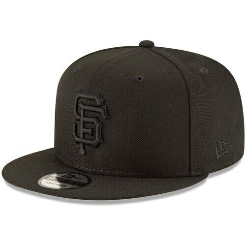 New Era San Francisco Giants Black Black 9Fifty Snapback Hat