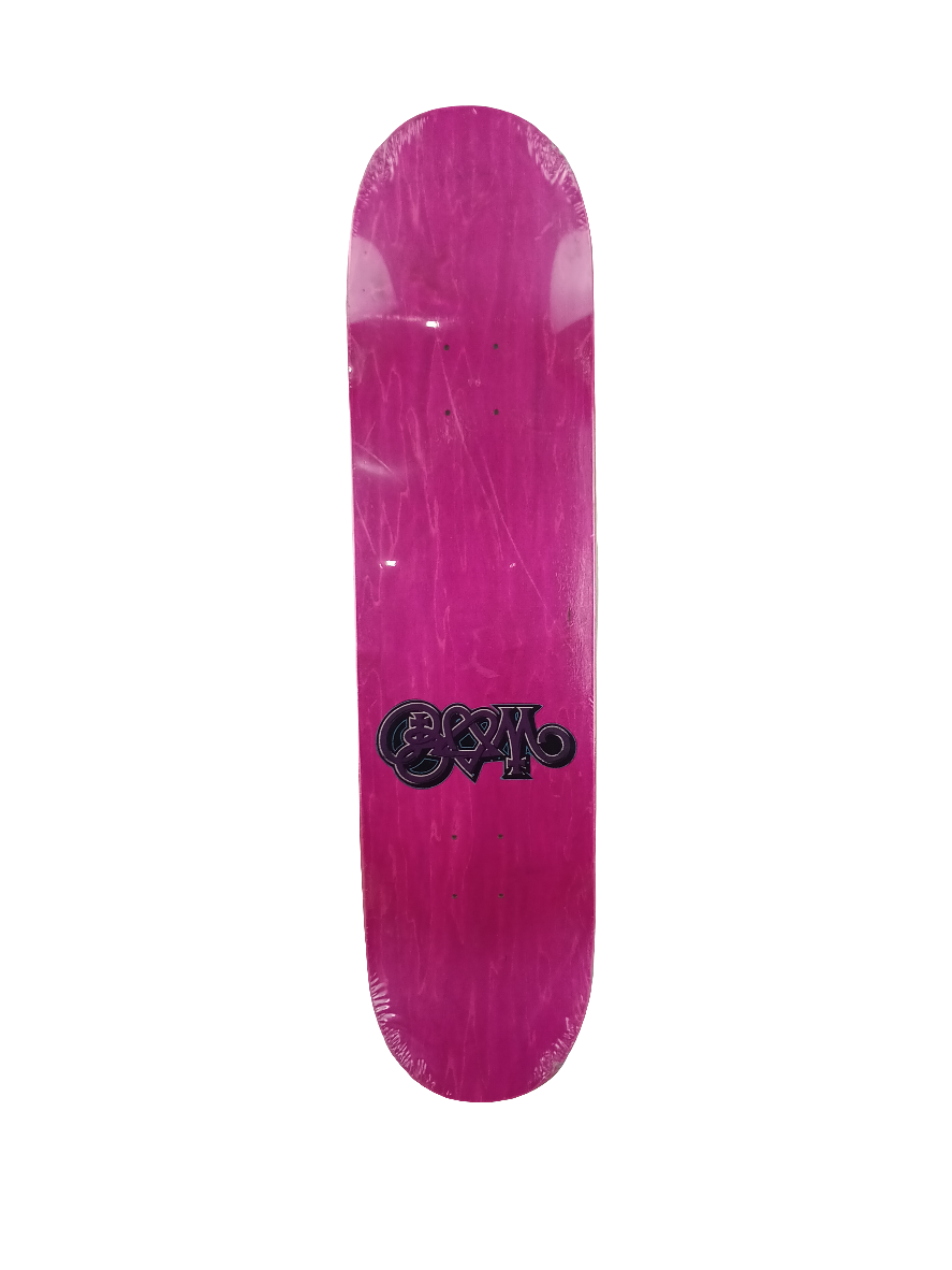 BAM Girl Pills Heartagram Graphic Blue Purple Pink Size 8.25 Skateboard Deck