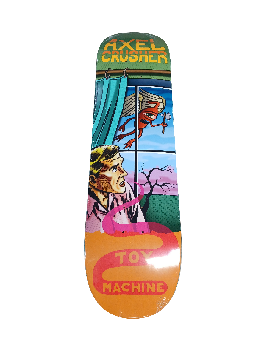 Toy Machine Axel Crysburgh Axel Crusher Multi Size 8.3" Vintage NOS Deck