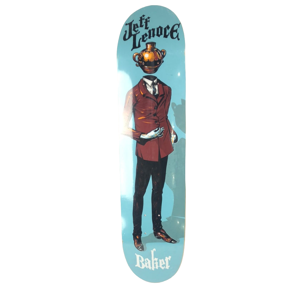 Baker Jeff Lenoce Artsy Fartsy Series Pot Head 2007 Blue/Maroon 7.8'' Skateboard Deck