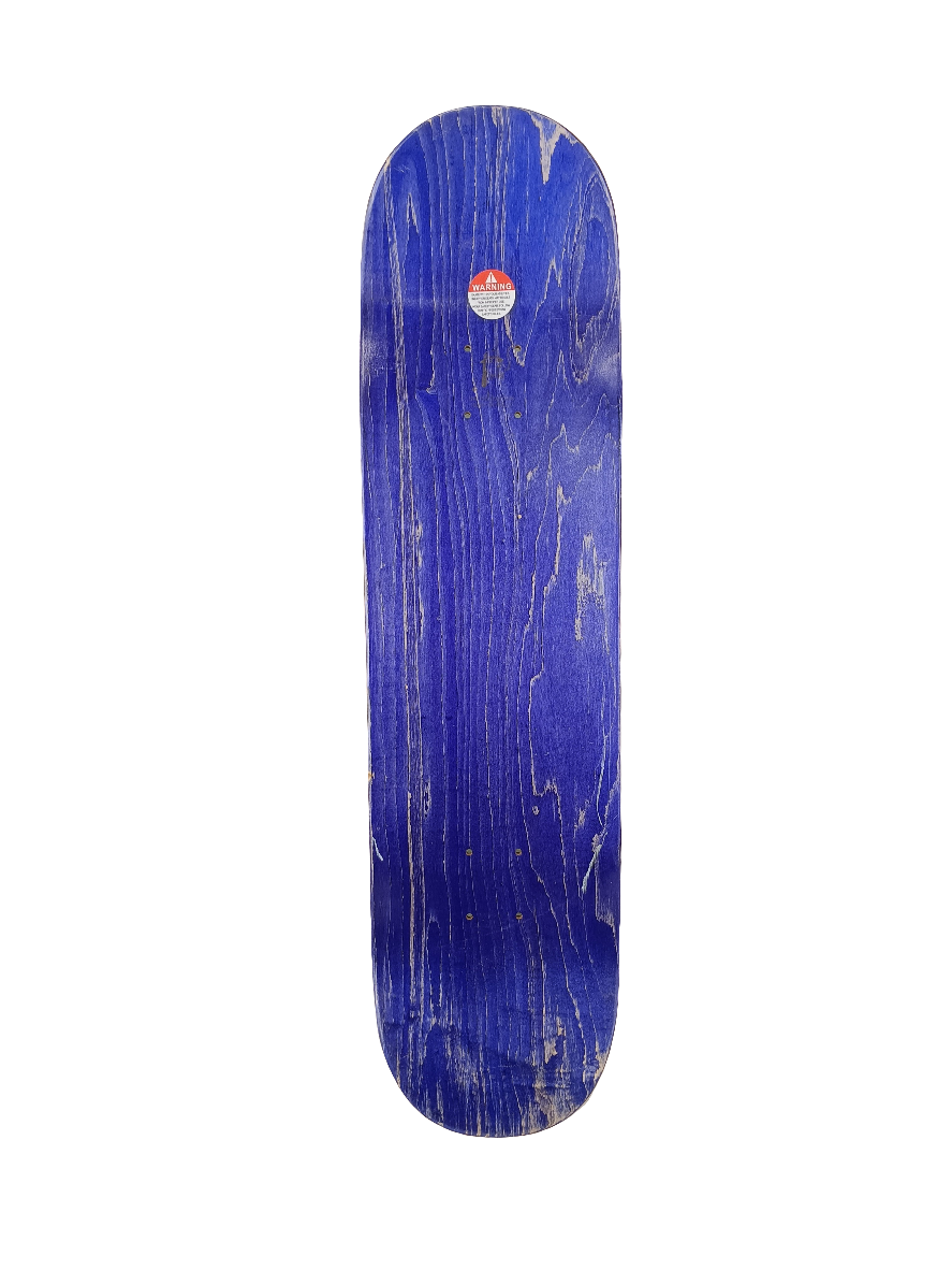 Fucking Awesome Kevin Bradley Woman Still Life Green Woodgrain White Red Size 8.4" Vintage NOS Deck