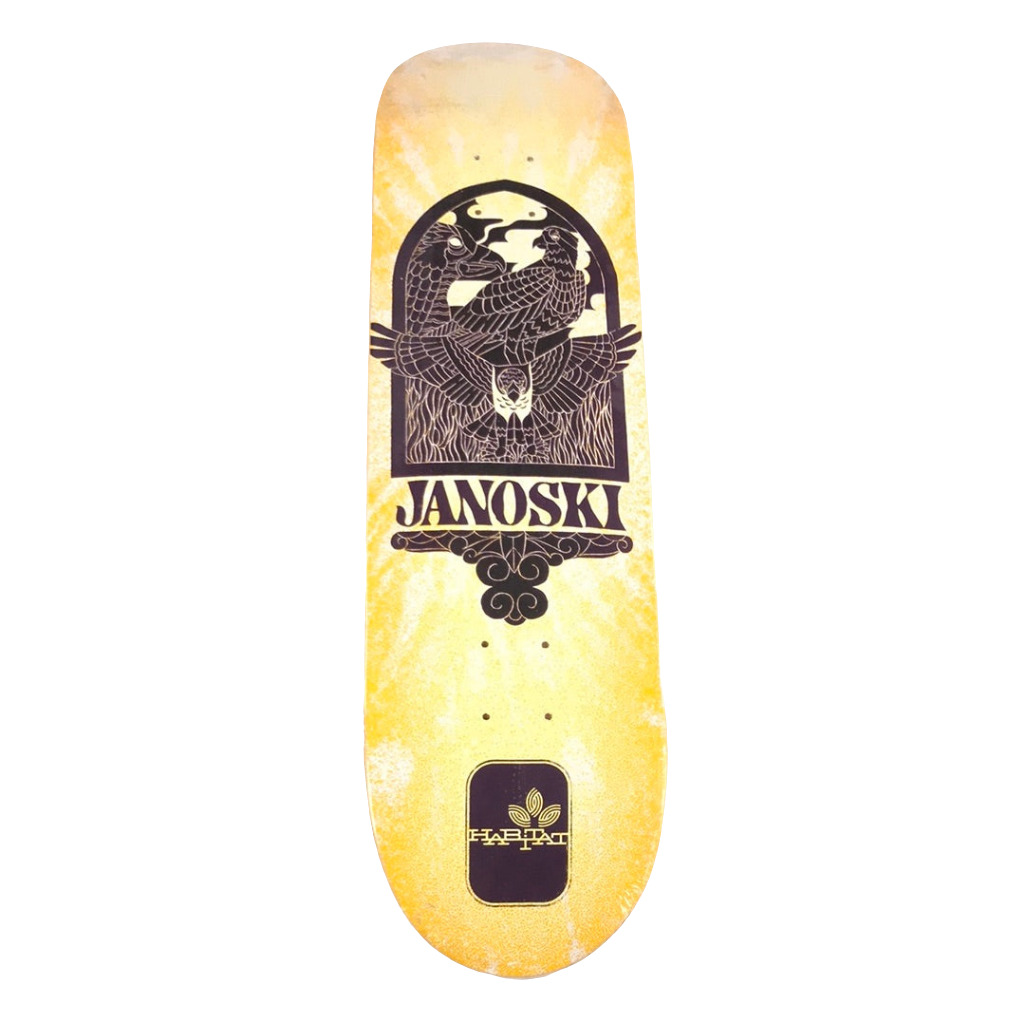 Habitat Stefan Janoski Bird Crest Orange/Black/Purple 8.125" Skateboard Deck
