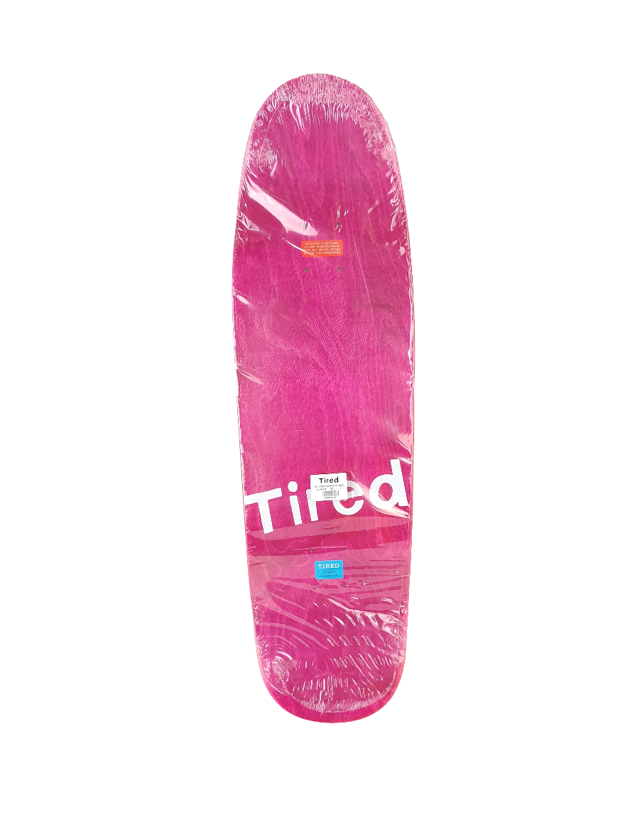 Tired Pig Upside Down Sigar Pink Blue White Size 9.25 X 32" Vintage NOS Deck