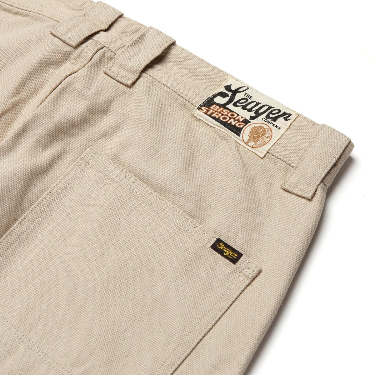 Seager Bison Canvas Stone Regular Fit Pants