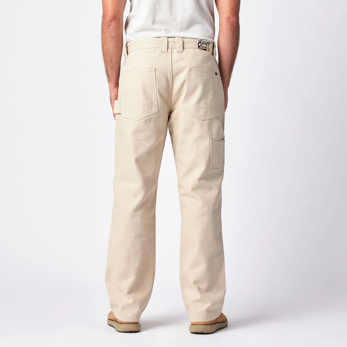 Seager Bison Canvas Stone Regular Fit Pants