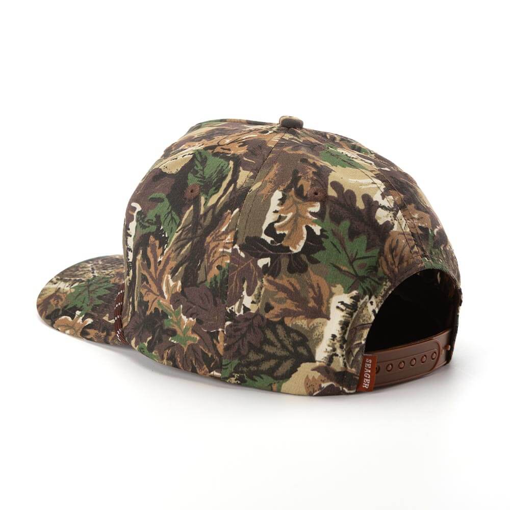 Seager Branded Real Camo Snapback Hat