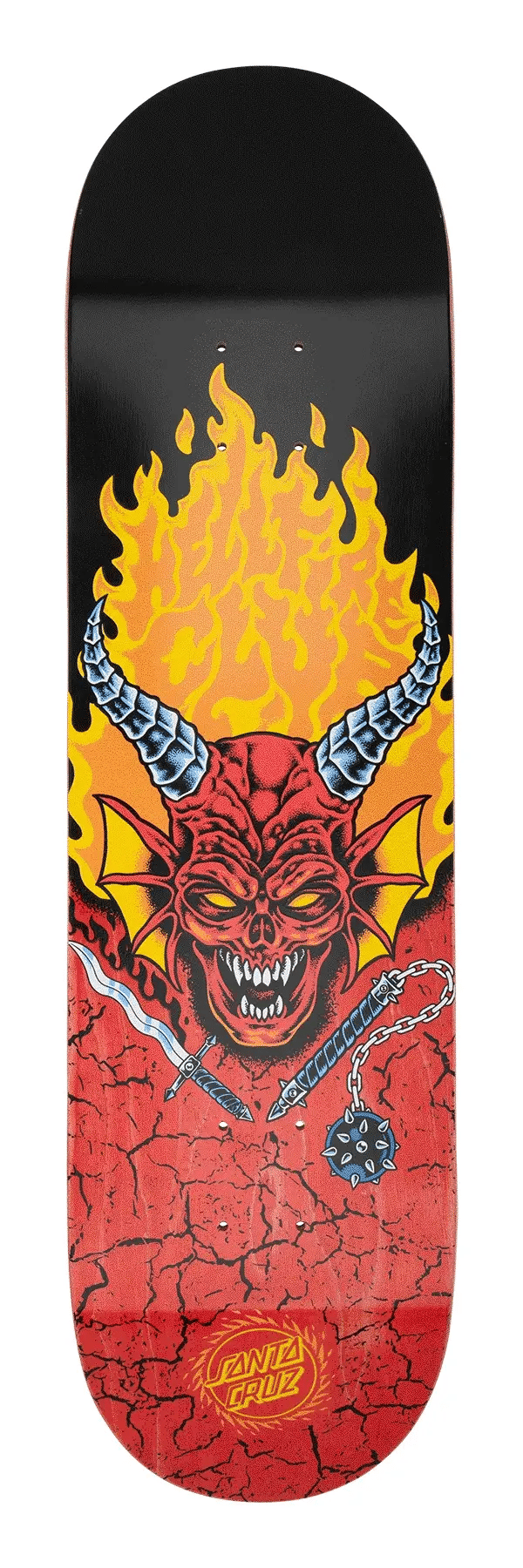 Santa Cruz Stranger Things Hellfire Club 8.25" Skateboard Deck