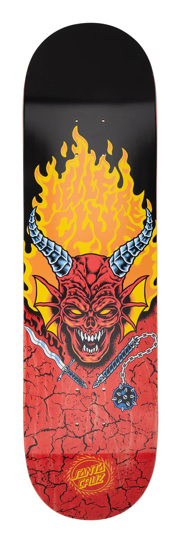 Santa Cruz Stranger Things Hellfire Club 8.25" Skateboard Deck