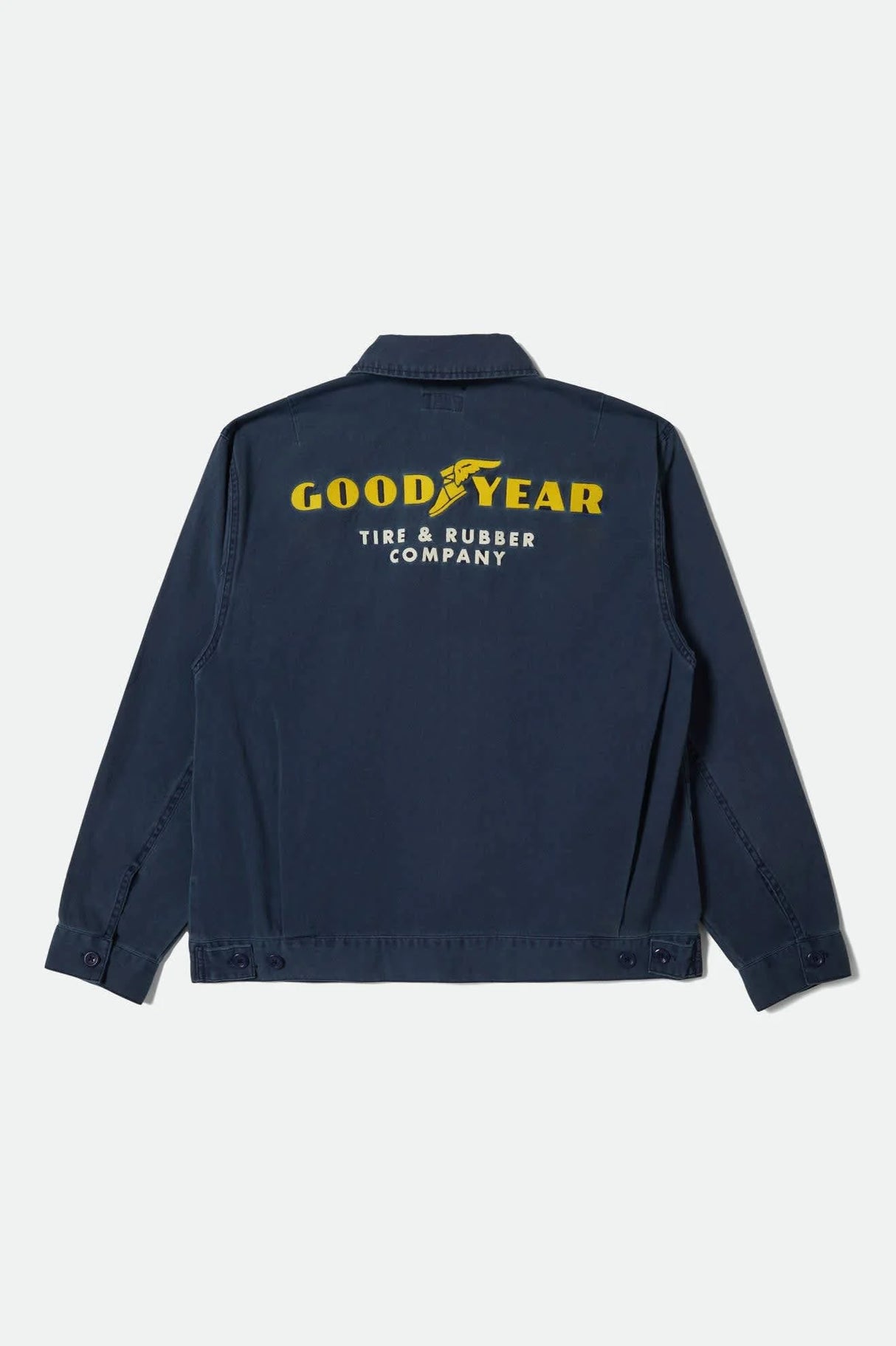 Brixton Goodyear Trademark Washed Navy Lightweight Jacket