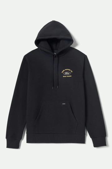 Brixton Ford Built Tough Burnt Rubber Hooded Sweatshirt