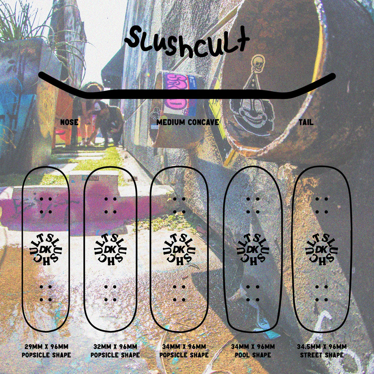 Slushcult Slushgod Bones Pro Fingerboard Deck