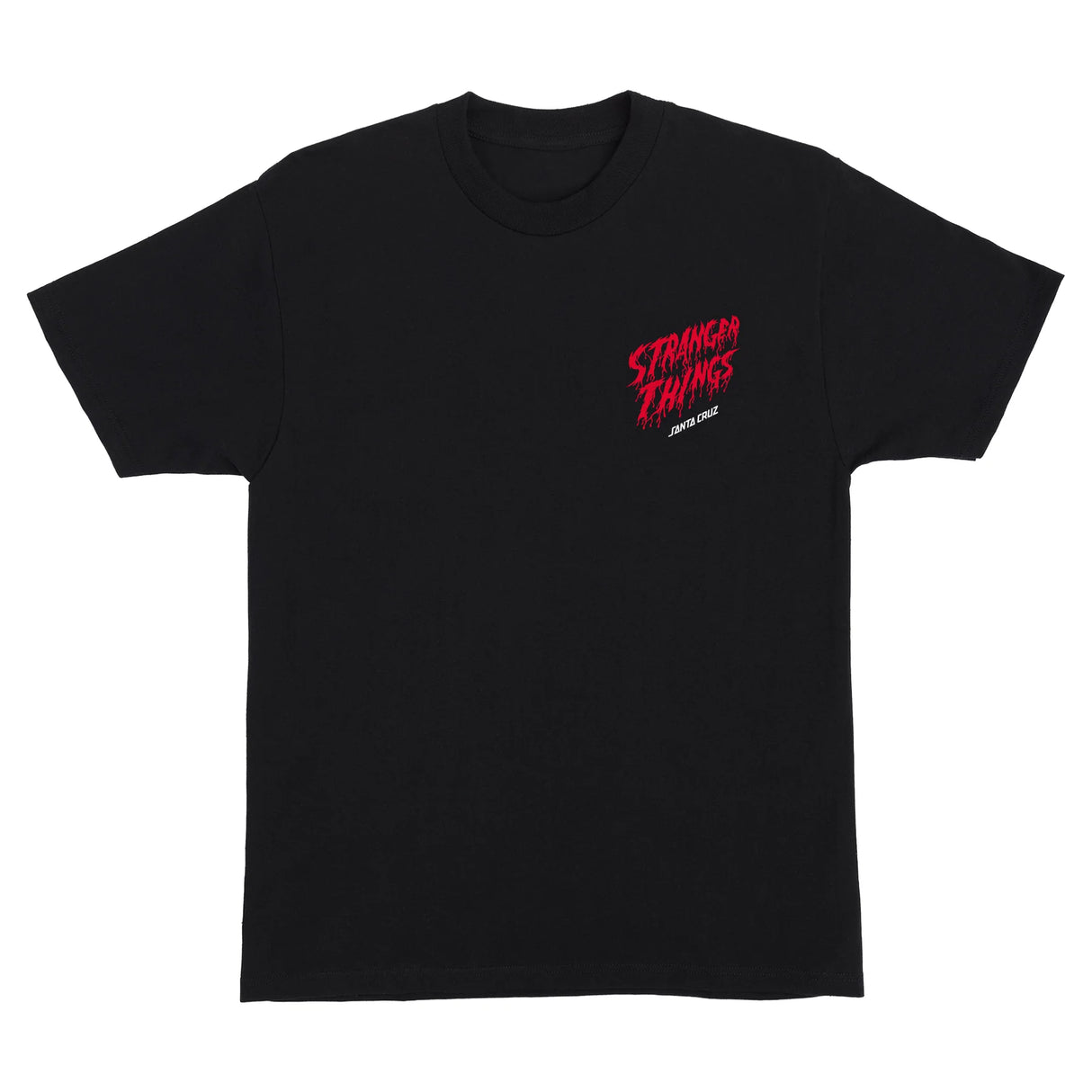 Santa Cruz Stranger Things Eddie Slasher Black Heavyweight S/s Shirt