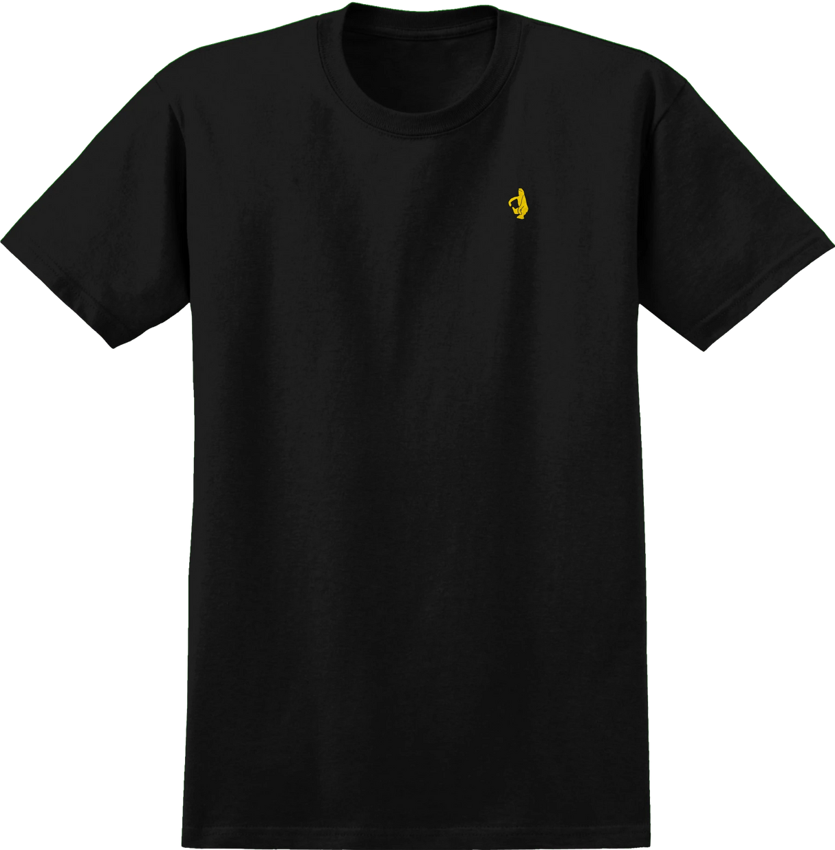 Krooked Shmoo Embroidered Black Yellow S/S Shirt