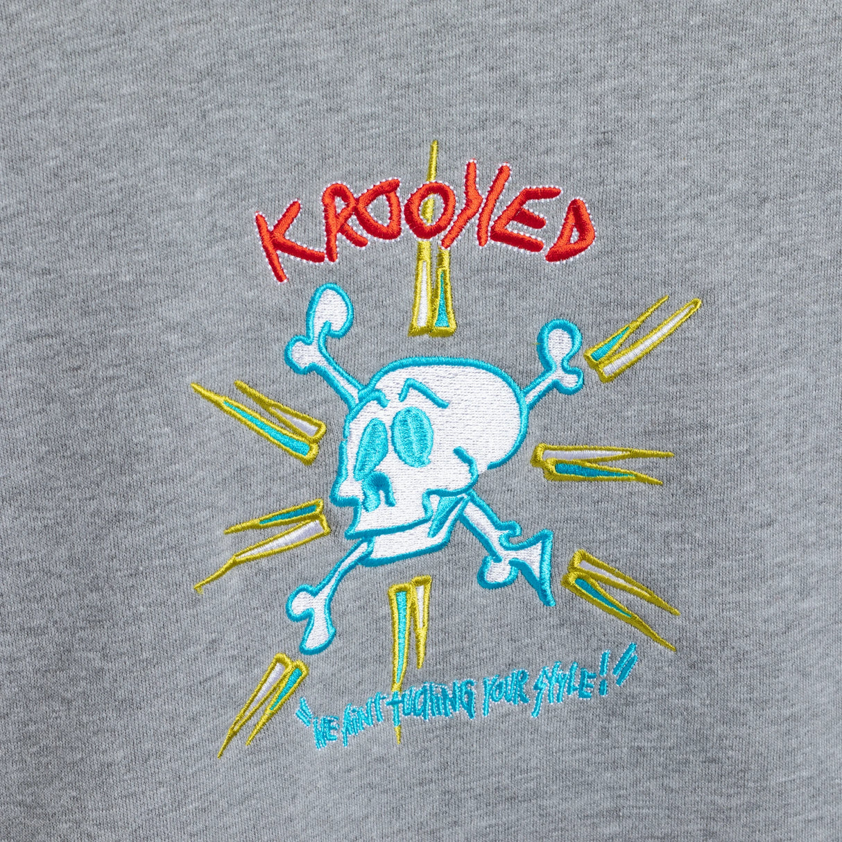 Krooked Style Heather/Black/Multi Crewneck Sweatshirt