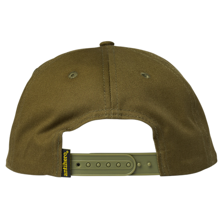 Anti Hero Basic Eagle Olive/Black Snapback Hat