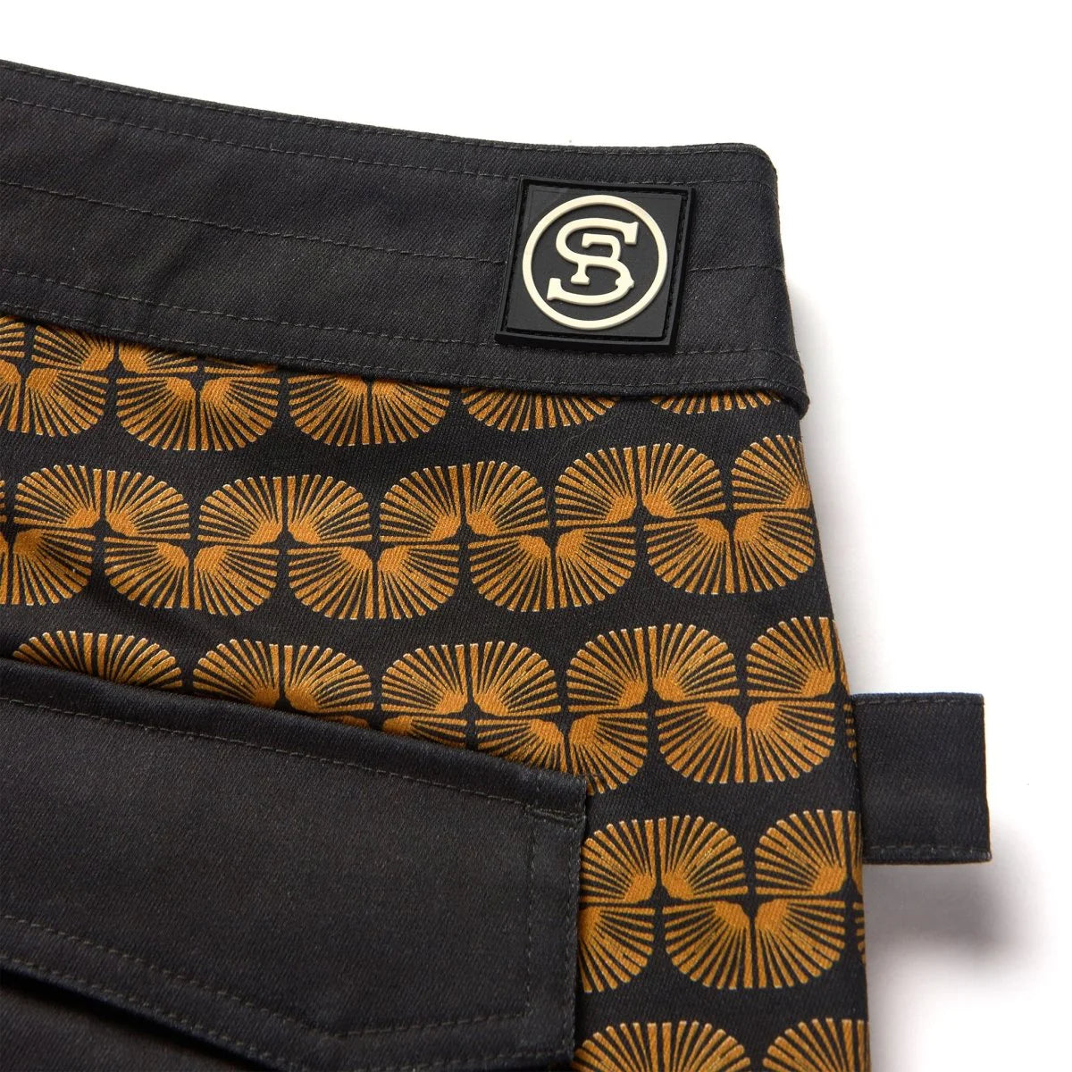 Seager Goldmine Washed Black Trunks