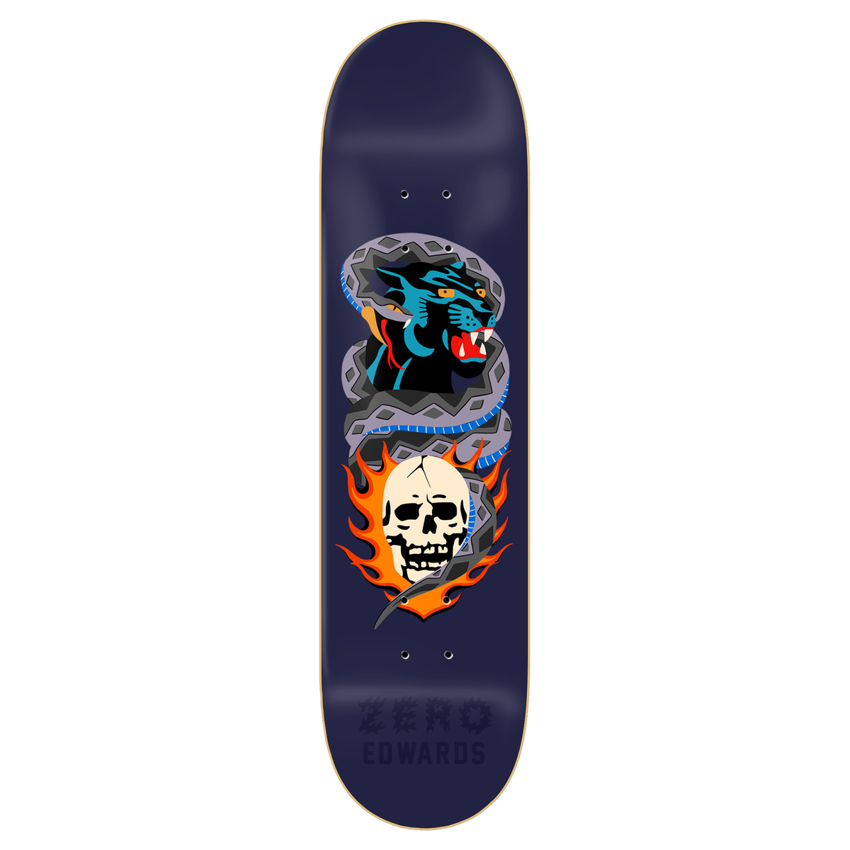 Zero Han 3 Edwards Black Panther 8.25" Skateboard Deck