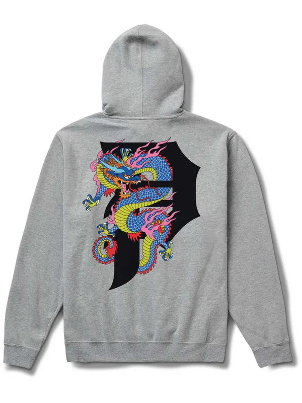 Primitive Honor Heather Grey Hooded Sweatshirt