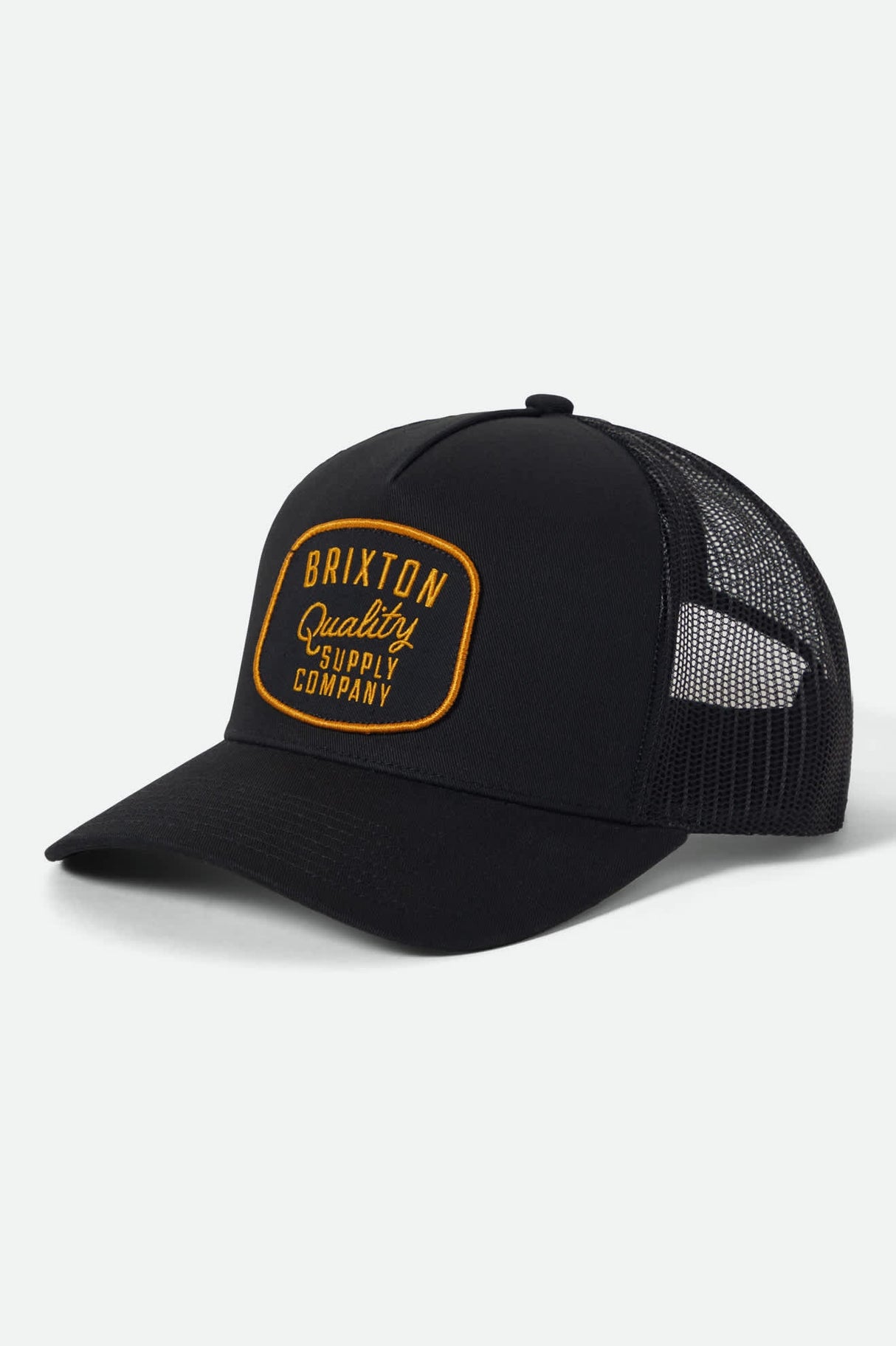 Brixton Hubal C NP MP Black Black Trucker Snapback Hat