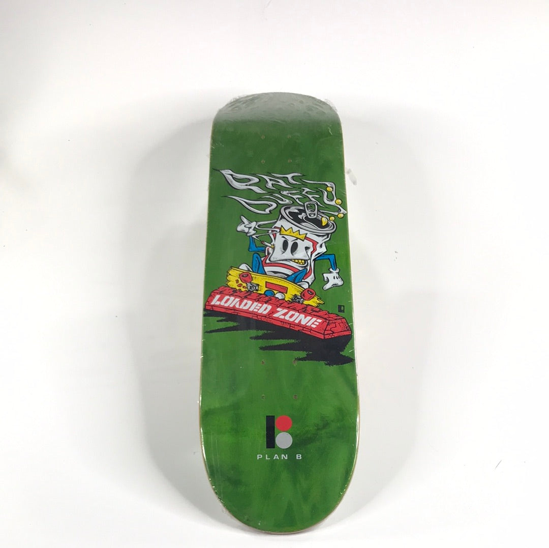 Plan B Pat Duffy Loaded Zone Green 8.25 Skateboard deck
