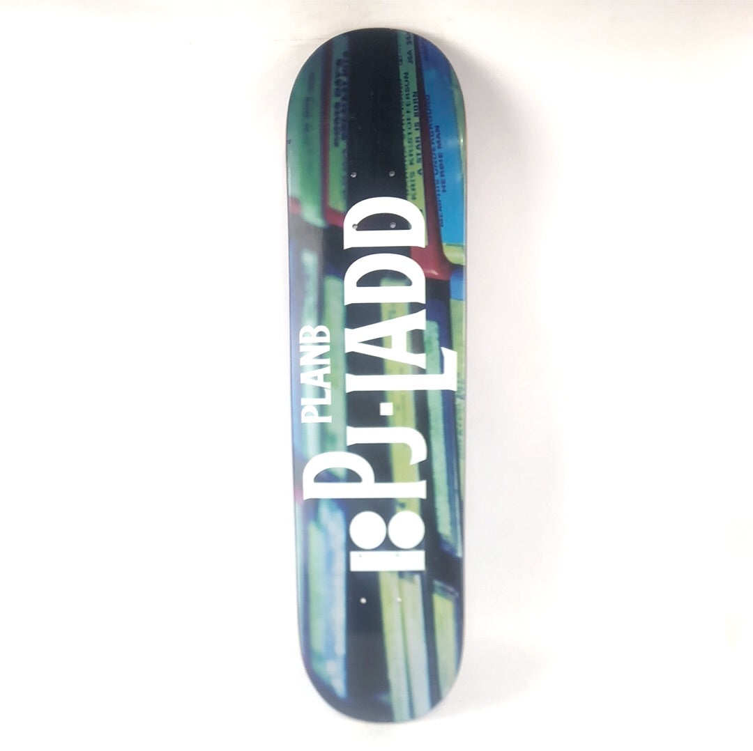 Plan-B P.J. Ladd DVD's Multi Color 7.75" Skateboard Deck 2000's