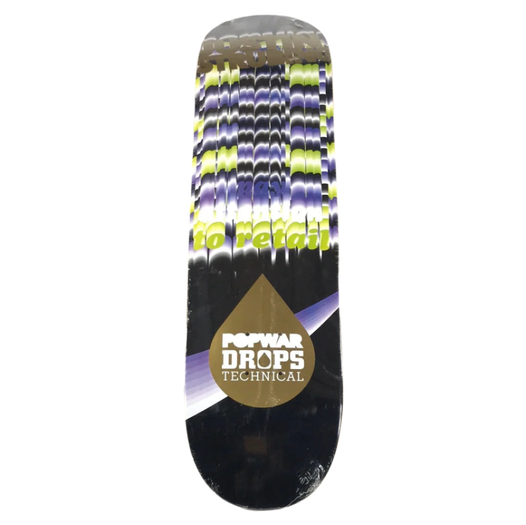 Popwar Drops Justin Strubing To Retail Multi Size 7.75" Vintage NOS Deck