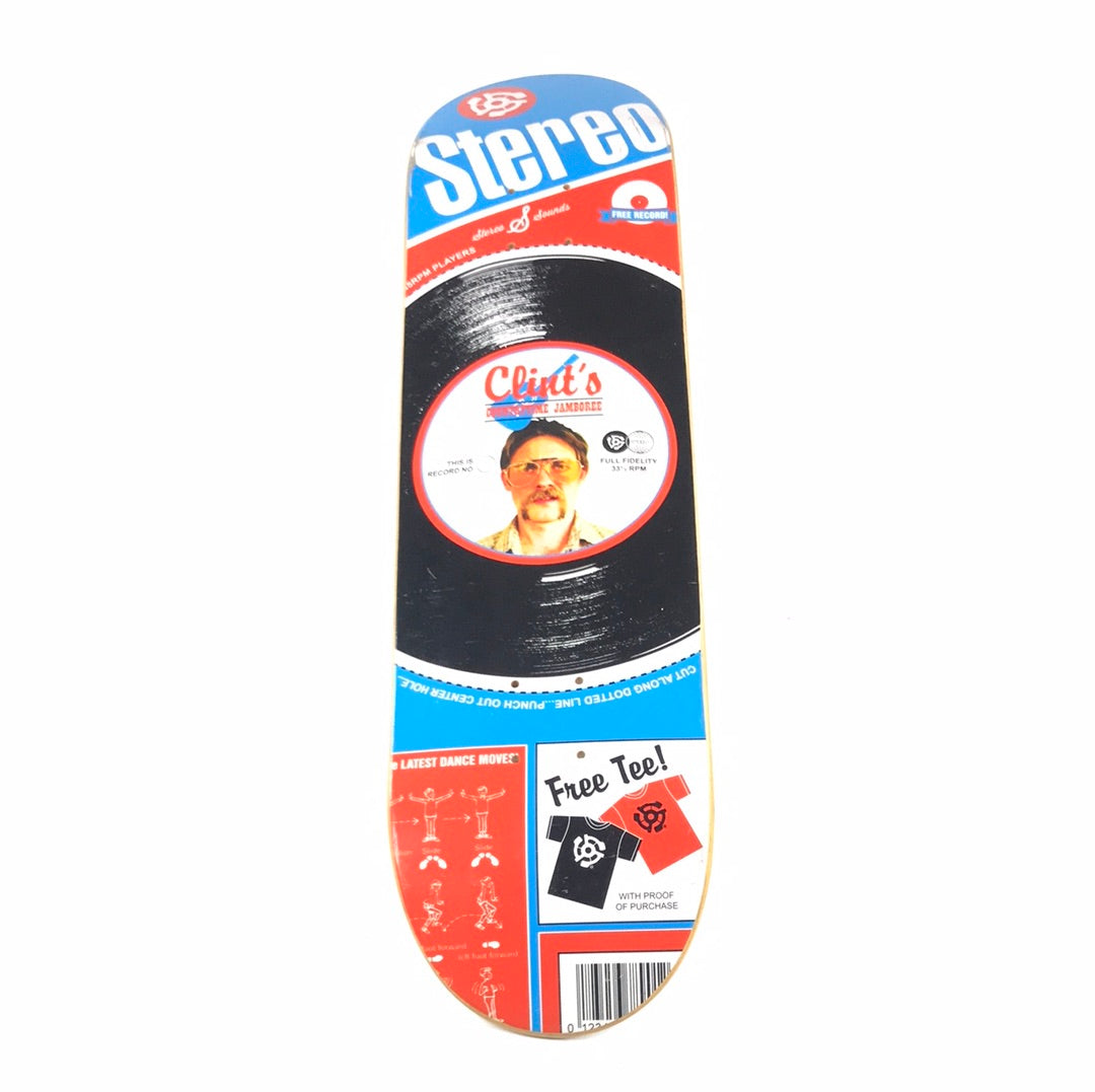 Stereo Clint Record Player Multi 8.0 Skateboard Deck