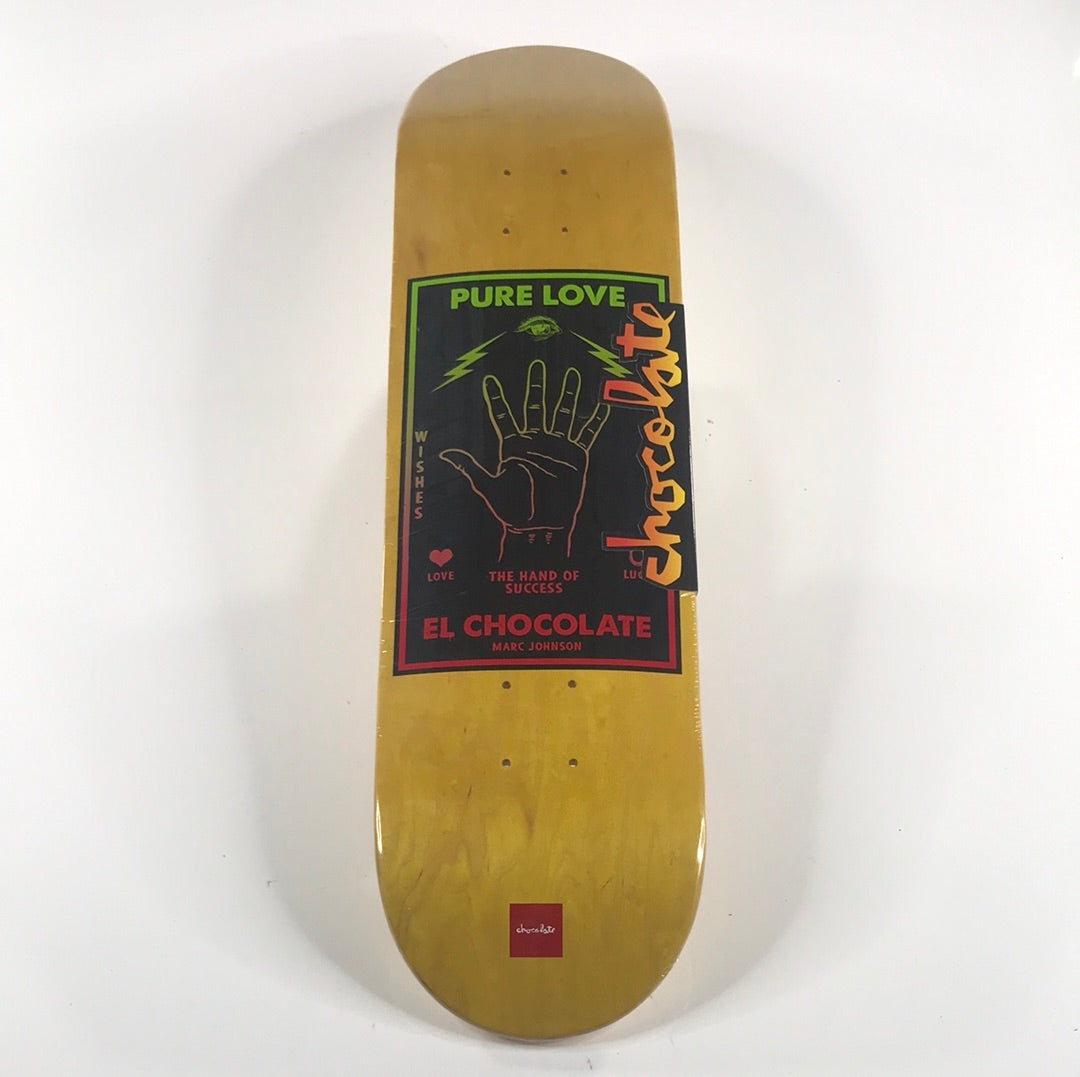 Chocolate Marc Johnson Pure Love Yellow 8.0 Skateboard Deck