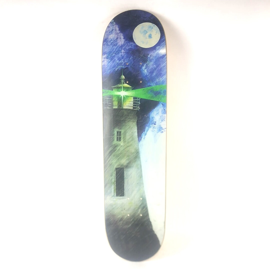 Plan B PJ Ladd The Lighthouse Multi Color 7.75" Skateboard Deck