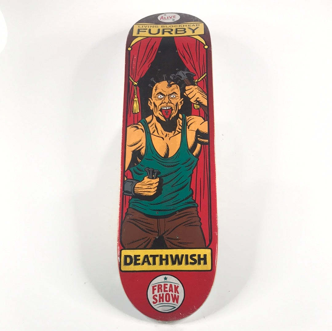 Deathwish Furby Freak Show Multi Color 8.125 Vintage NOS Deck