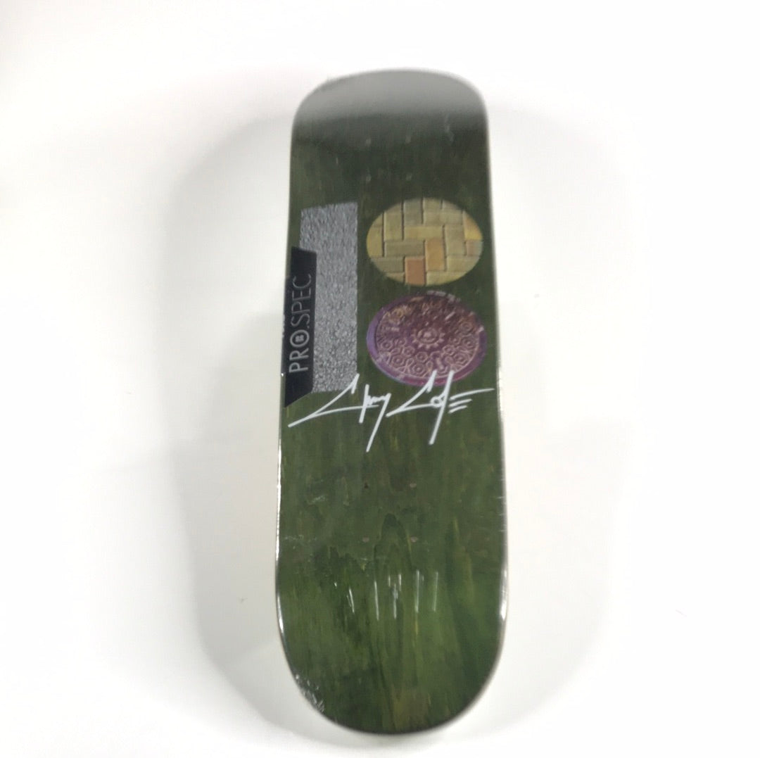 Plan B Chris Cole Prospec Green 8.25 Skateboad Deck