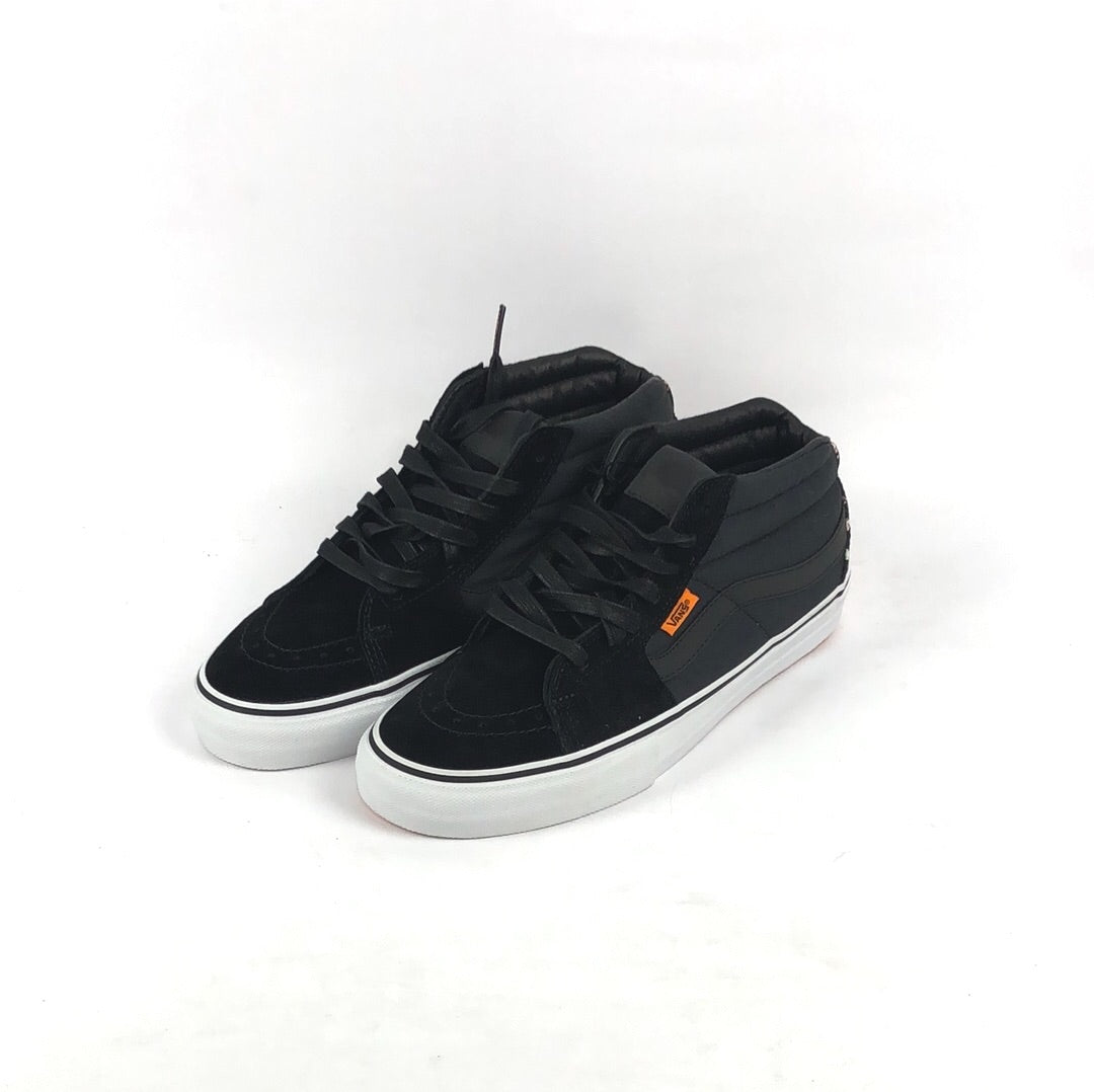 Vans Sk8 Mid Pro (Flaschen) Black/True White Mens Size 10