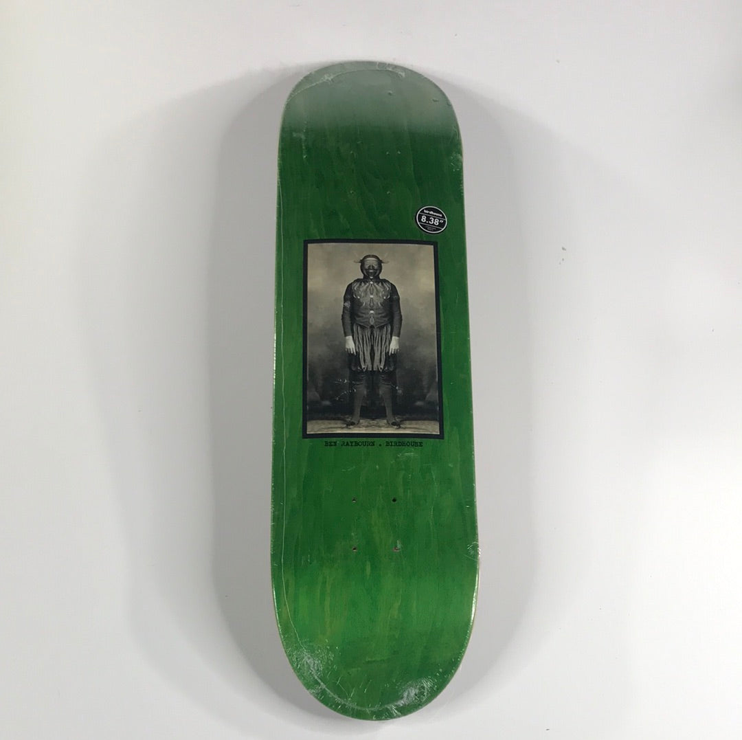 Birdhouse Skateboards Ben Raybourn - Beautiful Mutants Series Green Woodgrain Deck 8.38