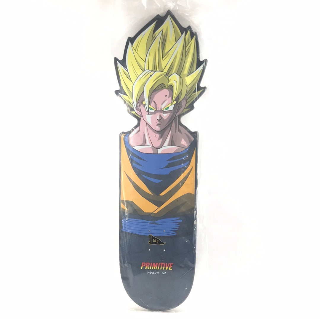 Primitive Goku Shaped 10" Blue/Orange Skateboard Deck