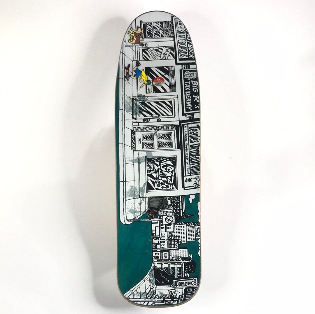 World Industries ? Rocco Pooh Bear Reissue Black 8.5 Skateboard Deck