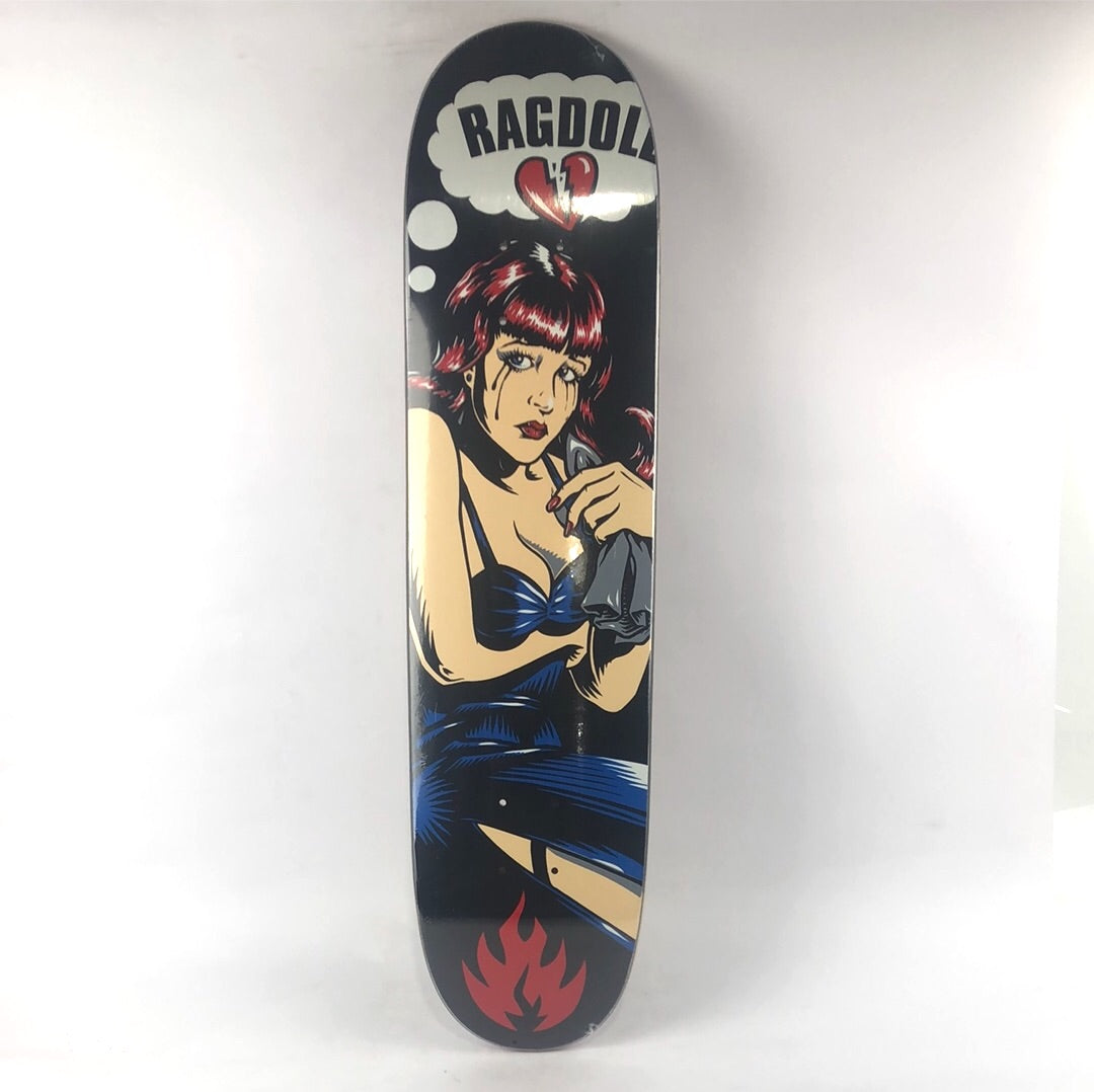 Black Label Ragdoll After Midnight Series 2004 7.5'' Skateboard Deck