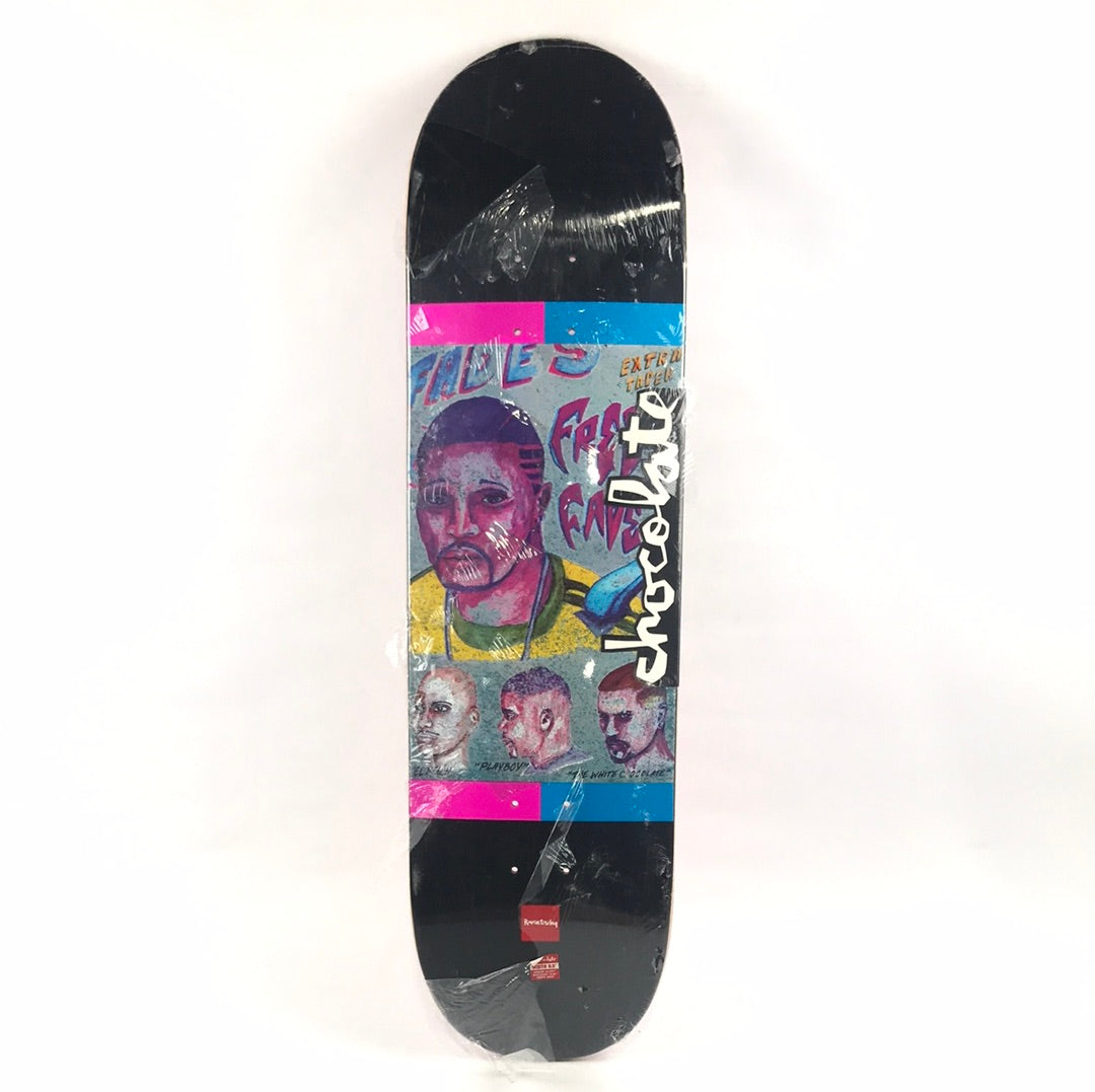 Chocolate Raven Tershy Fades Black 8.5" Skateboard Deck