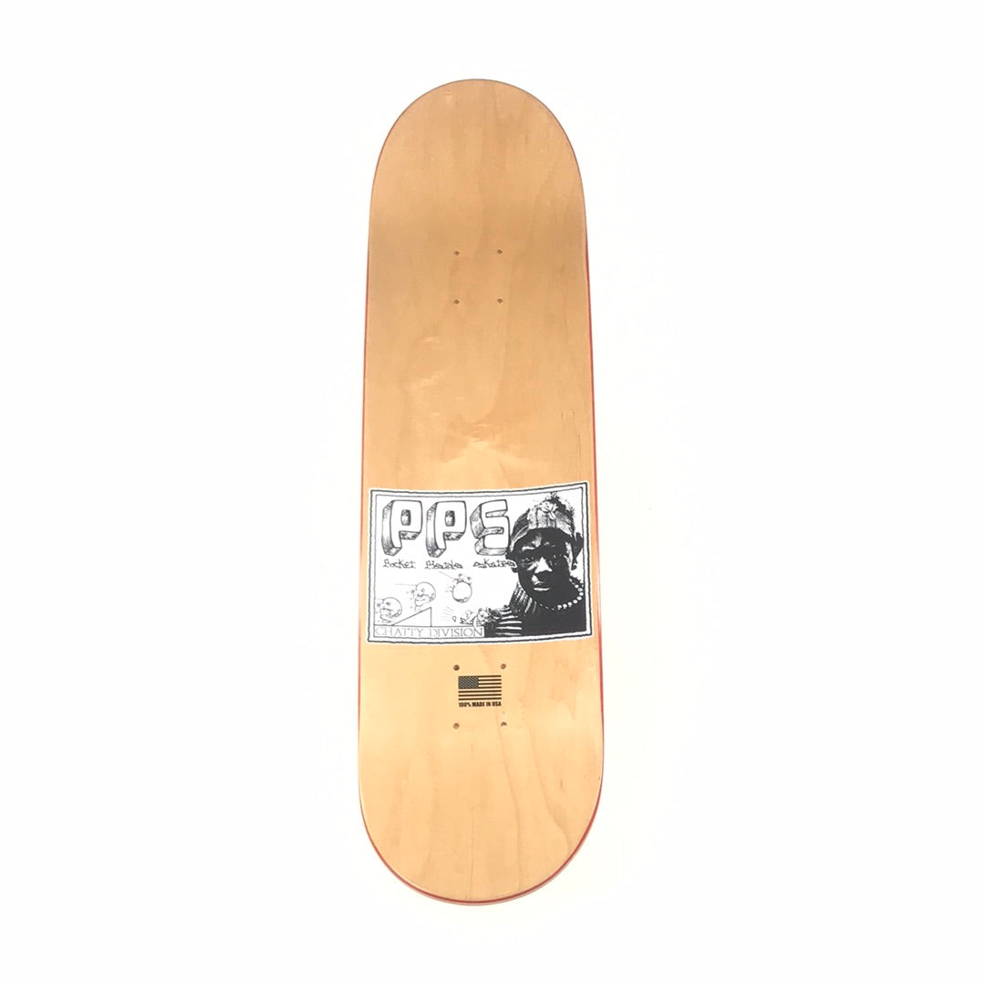 Pocket Pistol Skates Chatty Division Devil Bear 8.38 Skateboard Deck