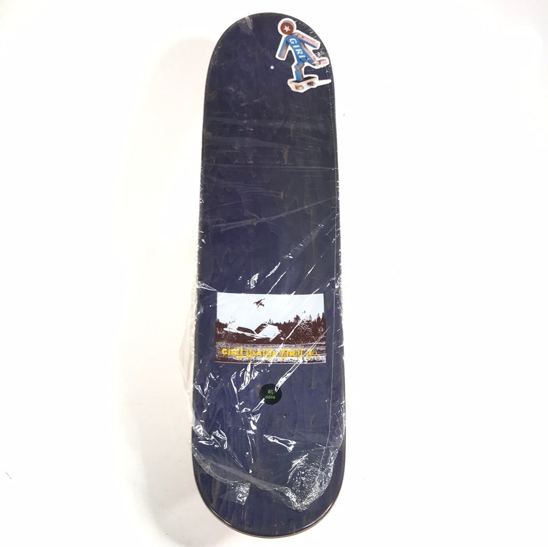 Girl Brandon Biebel Photos Orange/White 8.0 Skateboard Deck