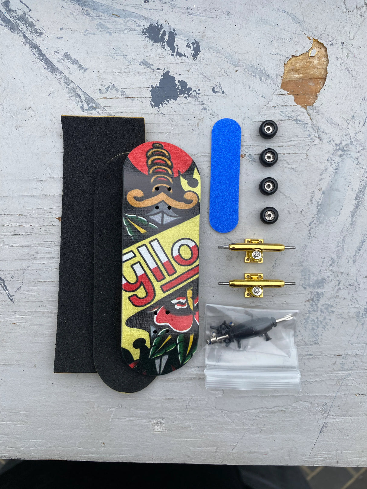 YLLO Dagger Finger Board Complete Set